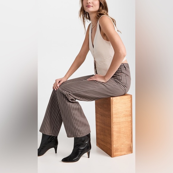 Reformation Wilder Pinstripe Jeans - Picture 4 of 13